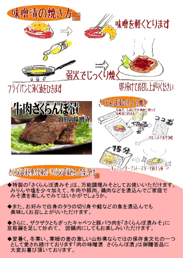 牛肉さくらんぼ漬B